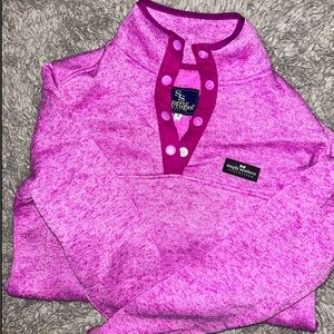 Simply Souther Quarter Zip Button Down